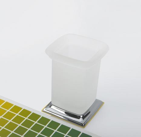 Colombo Design PORTOFINO B3241.хром/золото - Настольный стакан для зубных щеток (хром - золото)